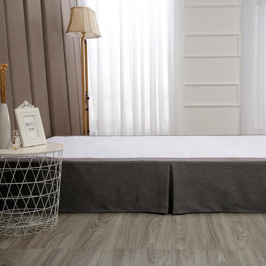 Tailored Wrap-Around Bedskirt Never Lift Your Mattress