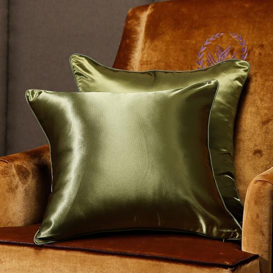 Comfortable Polyester Throw Pillow Cases Decorative Solid Cushion Covers